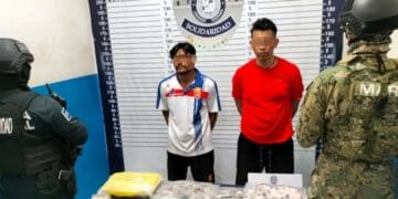 Detiene a dos en InHouse con drogas y municiones