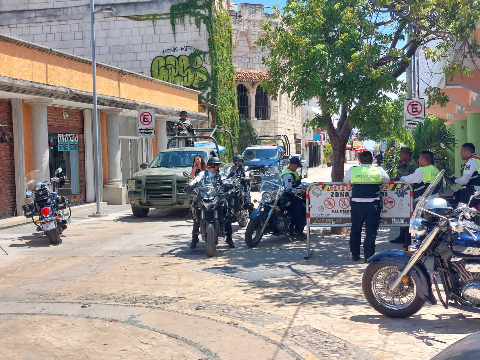 Reportan supuesto robo de nómina en el centro de Playa del Carmen