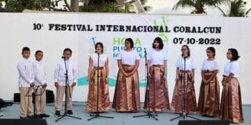 SE REALIZA CON ÉXITO EN PUERTO MORELOS JORNADA DEL X FESTIVAL CORALCUN