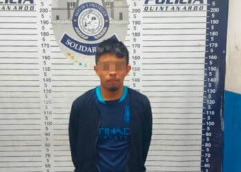 Detienen a presunto asaltante en la colonia Galaxia I de Playa del Carmen