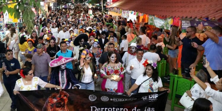 Con gran éxito el  Gobierno de Solidaridad y el DIF realizan el “Derrotero de las Ánimas” 