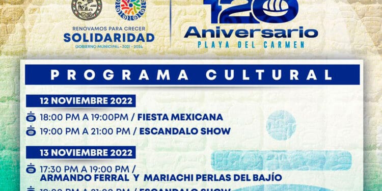 Lili Campos invita a festejos por el 120 aniversario de Playa del Carmen 
