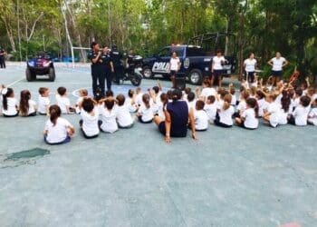 Fortalecen cultura cívica en niñas y niños de Solidaridad  