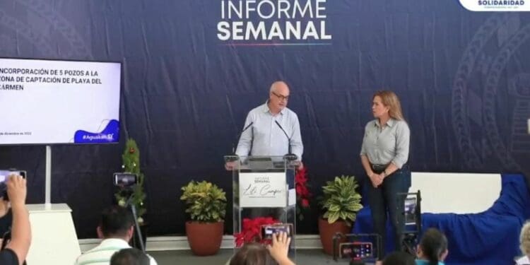 Anuncia Aguakan la construcción de cinco pozos de extracción de agua en Solidaridad