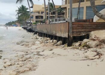 Playas erosionadas se recuperarán hasta enero o febrero de 2023: Zofemat de Solidaridad
