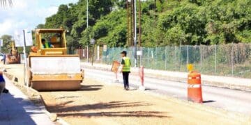 Reparación del antiguo trazo del Tren Maya en Playa del Carmen concluirá hasta abril de 2023