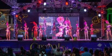 Alegre, colorido y ardiente concurso de comparsas