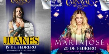 Celebran Carnaval con grandes conciertos de María José y Juanes