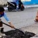 Tras las lluvias se intensificaron labores de bacheo en Playa del Carmen