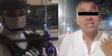 Suspenden a policía que roció con gas pimienta a activista Antonio Ramos en Playa del Carmen