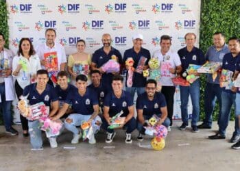 Entrega Inter Playa al DIF Solidaridad, juguetes recaudados