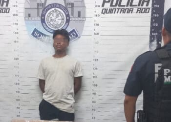 Detienen a sujeto, acusado de robar una bicicleta con lujo de violencia en Playa del Carmen