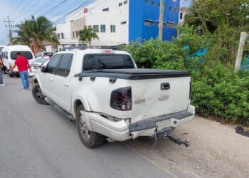 Extranjeros causan ‘carambola’ cuádruple en Playa del Carmen