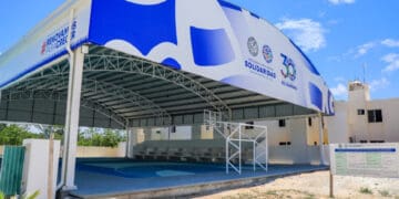 Lili Campos: más domos para escuelas en Solidaridad