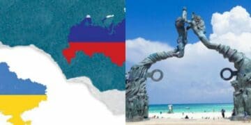 Playa del Carmen ha apoyado a rusos y ucranianos desde que comenzó el conflicto