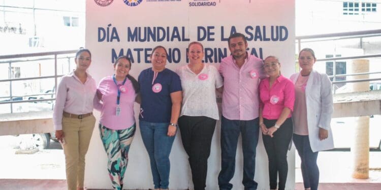 Realizan actividades de concientización de la Salud Materno Perinatal
