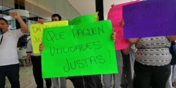 Trabajadores del Fiesta Inn y The Fives Downtown se suman a protestas por pago de utilidades