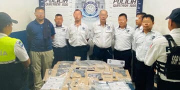 Detienen a 7 guardias de seguridad por portar armas en Playa del Carmen