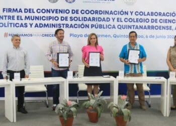 Lili Campos firma convenio para mejorar el servicio público