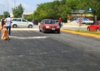 Renovación de avenida 115 avanza en tiempo y forma