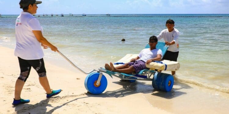 Inauguran nueva playa inclusiva “Pelícanos”