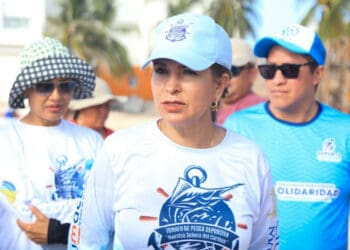 Lili Campos dio el pitazo para el torneo de pesca legado y tradición