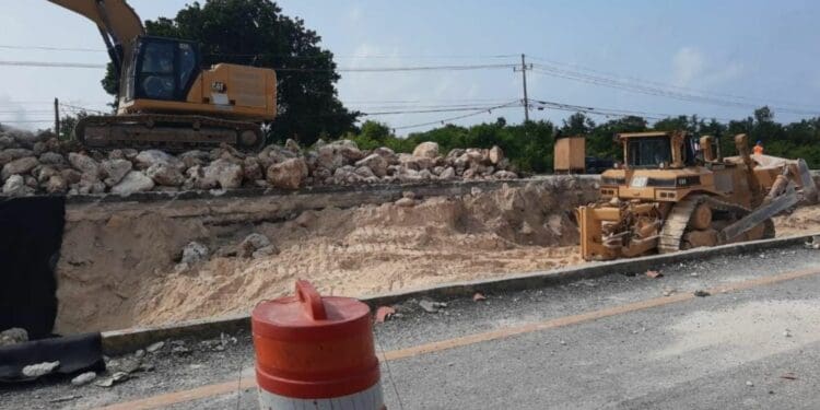 Luego de 3 años, concluye federación la obra del socavón al sur de Playa del Carmen