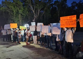 Protestan pobladores rurales de Solidaridad, para exigir a AMLO servicios básicos