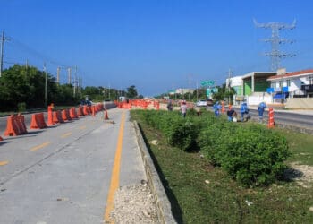 Rehabilitarán tramo carretero en Solidaridad