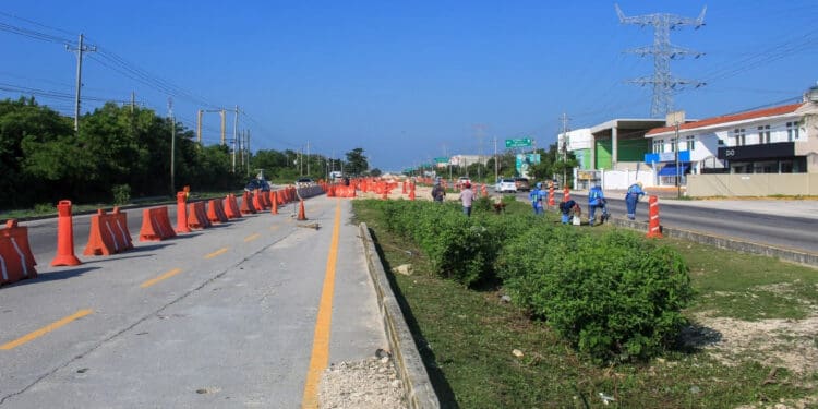 Rehabilitarán tramo carretero en Solidaridad