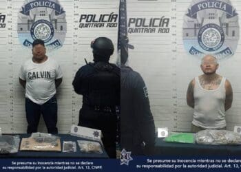 Aseguran a presuntos narcomenudistas en Solidaridad