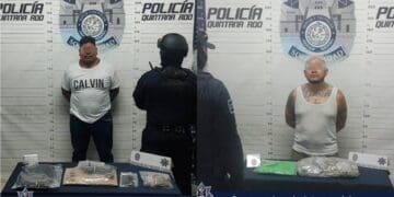 Aseguran a presuntos narcomenudistas en Solidaridad