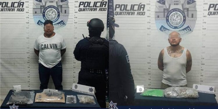 Aseguran a presuntos narcomenudistas en Solidaridad