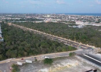 Terrenos particulares impidieron la construcción lineal de la polémica Avenida en Playa del Carmen