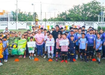Inicia Campeonato de Clausura de Fútbol Infantil y Juvenil DIF 2023