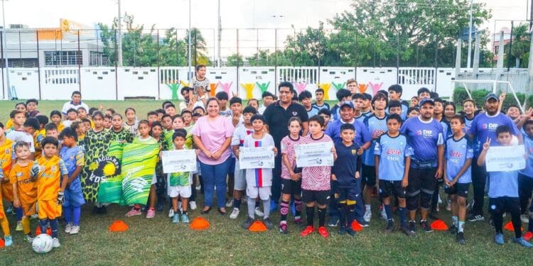 Inicia Campeonato de Clausura de Fútbol Infantil y Juvenil DIF 2023