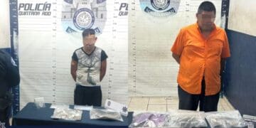 Policía Municipal de Solidaridad detuvo a dos personas en diferentes hechos, posiblemente relacionados a la venta o distribución de narcóticos