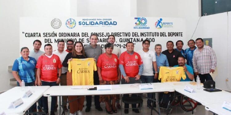 Sesiona el Consejo Directivo del Instituto del Deporte Municipal de Solidaridad y aprueban por unanimidad su desempeño