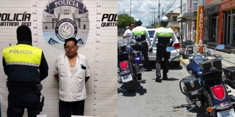 Tránsito Municipal de Solidaridad detiene a taxista con licencia de conducir apócrifa