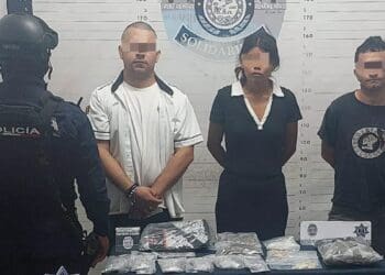 Golpe al narcomenudeo en Solidaridad: aseguran a tres personas y cientos de posibles narcóticos