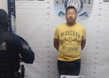 Policía Municipal de Solidaridad aseguró a un sujeto en posesión de un arma de fuego