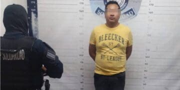 Policía Municipal de Solidaridad aseguró a un sujeto en posesión de un arma de fuego