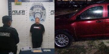 Policía Municipal de Solidaridad aseguro a un sujeto en posible posesión de marihuana, en otro hecho recuperaron un auto con reporte de robo