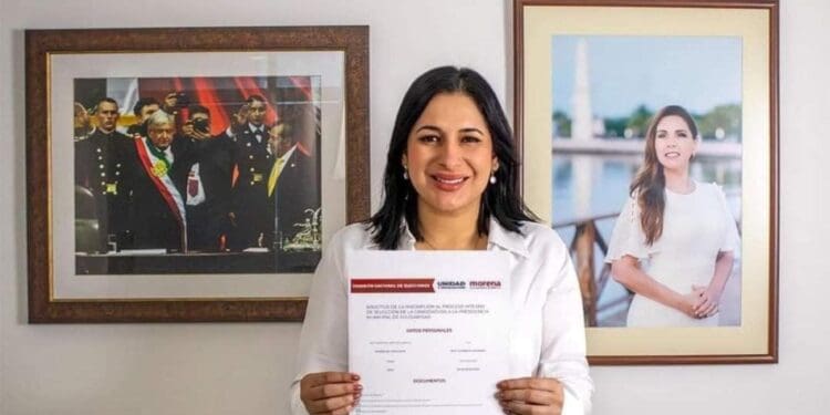 Se registra Estefanía Mercado en proceso interno de la 4T; busca la candidatura para la alcaldía de Solidaridad