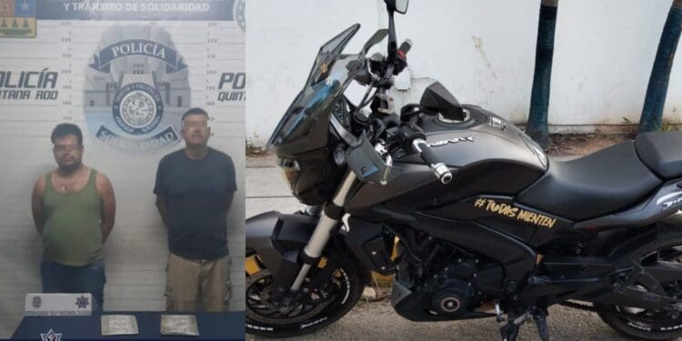 Policía de Solidaridad recupera tres vehículos y detiene a dos presuntos ladrones