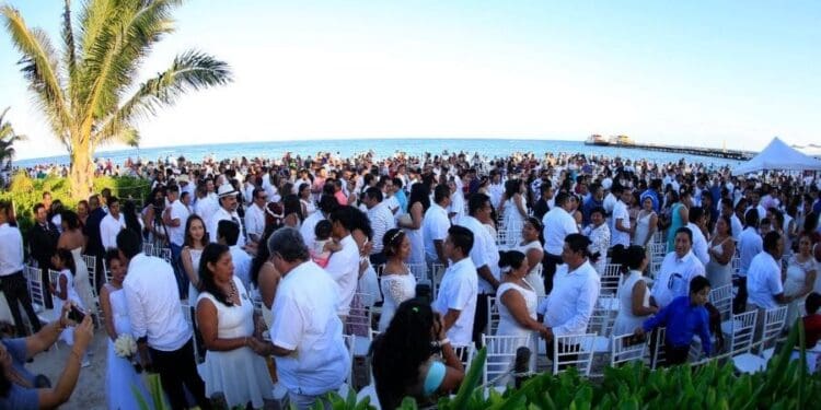 Se esperan más de 300 parejas para las bodas colectivas en Playa del Carmen
