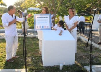 Siembran segundo Polo de Paz en Solidaridad