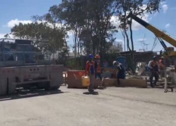 Trabajan a marchas forzadas en tramo del Tren Maya de Playa del Carmen previo a su inauguración