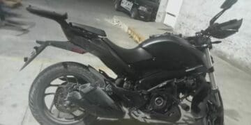 Policía de Solidaridad recupera motocicleta robada; incluyó captura del presunto ladrón