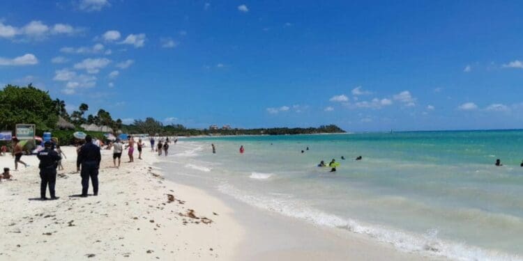 Refuerzan servicios públicos en zona turística de Playa del Carmen